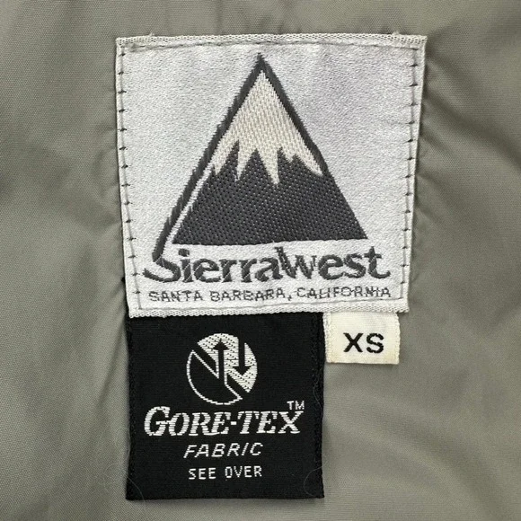 Vintage 70s Sierra West Gore-TEX‎ Rain Jacket Mens XS Green Hooded Barn Hike USA - Picture 3 of 6